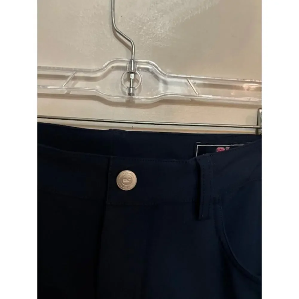 Vineyard Vines Mens Performance Pants 36X32 Navy Blue Golf Chino Casual